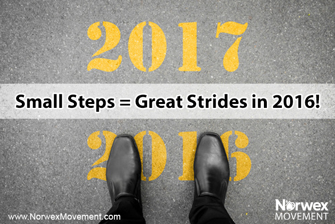 Small Steps = Great Strides in 2016!