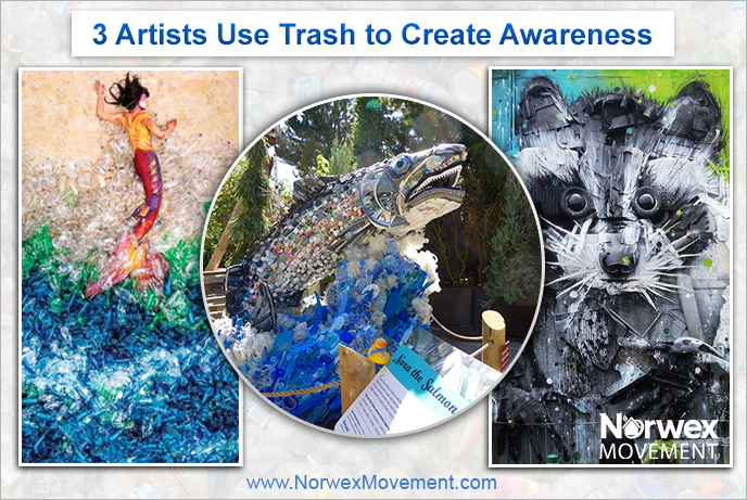 3 Artists Use Trash to Create Awareness