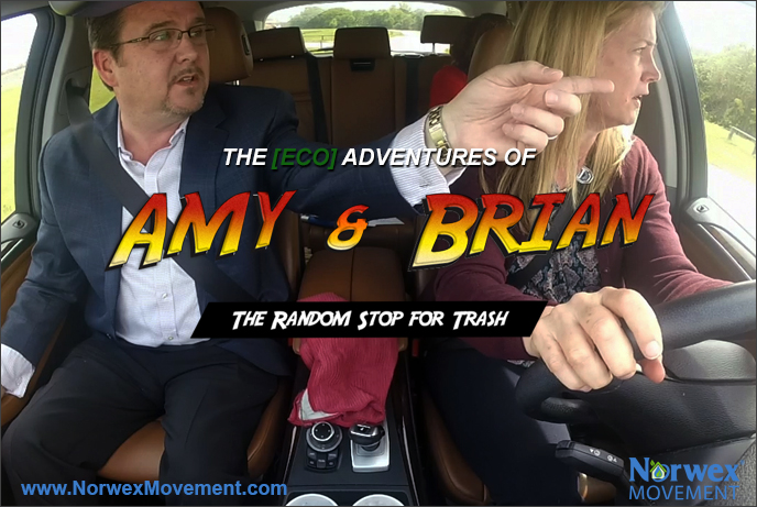 The Adventures of Brian and Amy: Random Stop for Trash [Video]