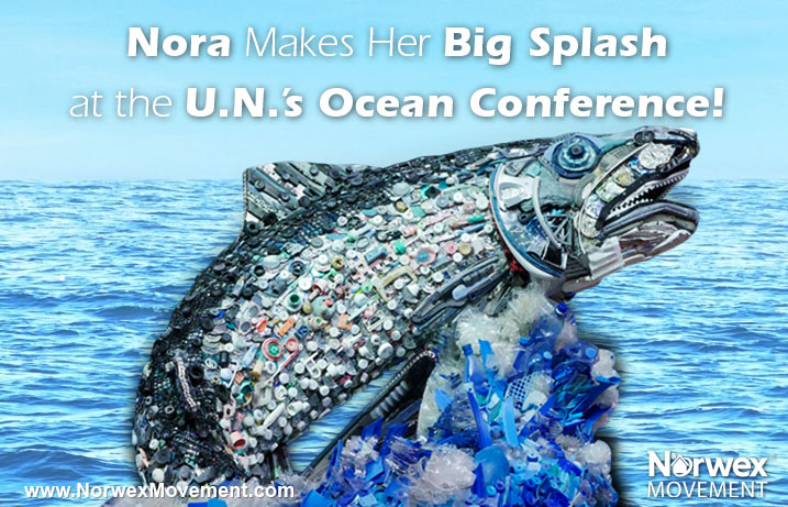 Nora Makes a Splash at UN Ocean Conference