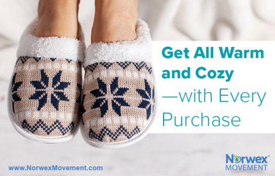 Get All Warm and Cozy—with Every Purchase