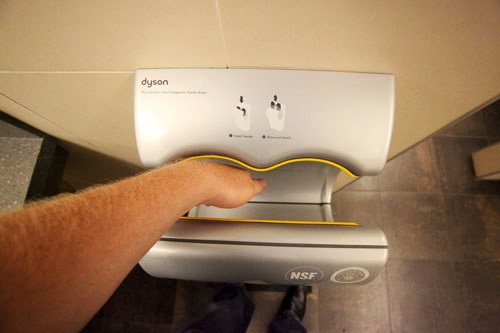 Use Electric Hand Dryers