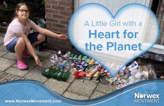 A Little Girl with a Heart for the Planet