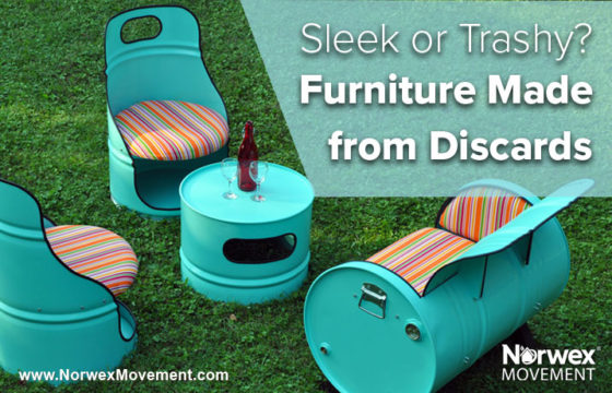 Sleek or Trashy? Furniture Made from Discards