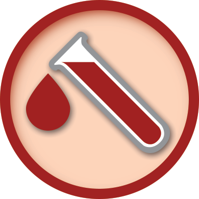 Blood stain carpet icon