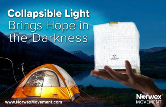Collapsible Light Brings Hope in the Darkness