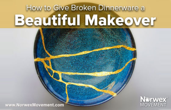 How to Give Broken Dinnerware a Beautiful Makeover