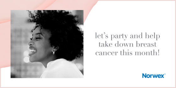 Let’s Party and Help Take Down Breast Cancer This Month